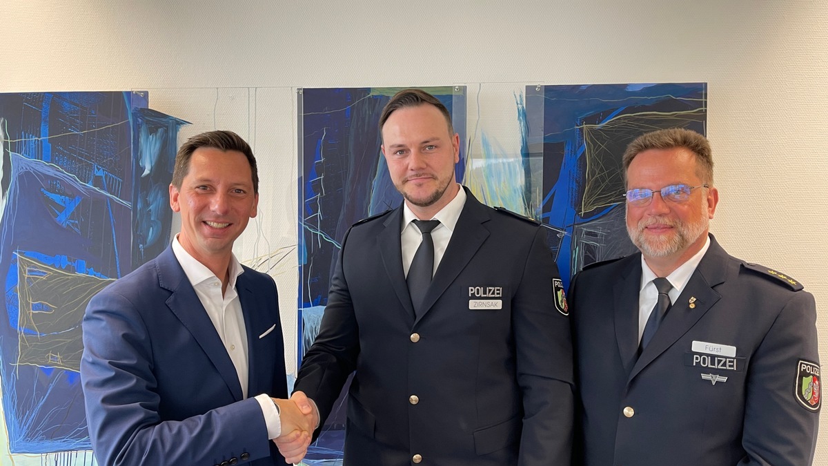 POL-SI: Neuer Chef für die Direktion Verkehr: Marcel Zirnsak startet seinen Dienst in Siegen-Wittgenstein - #polsiwi - Foto: presseportal.de