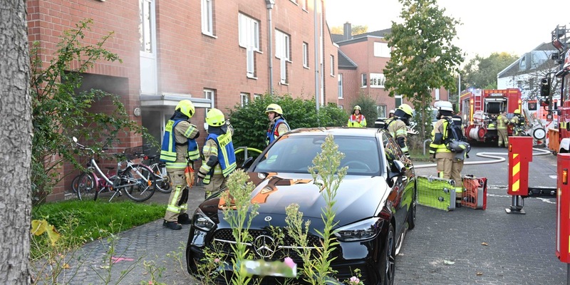 FW Pulheim: Kellerbrand in Mehrfamilienhaus - Foto: presseportal.de