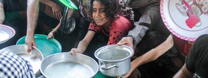 Israel behindere die humanitäre Hilfe, Menschen hätten nicht genug zu essen, kritisiert OCHA.   - Foto: Mahmoud Zaki/XinHua/dpa