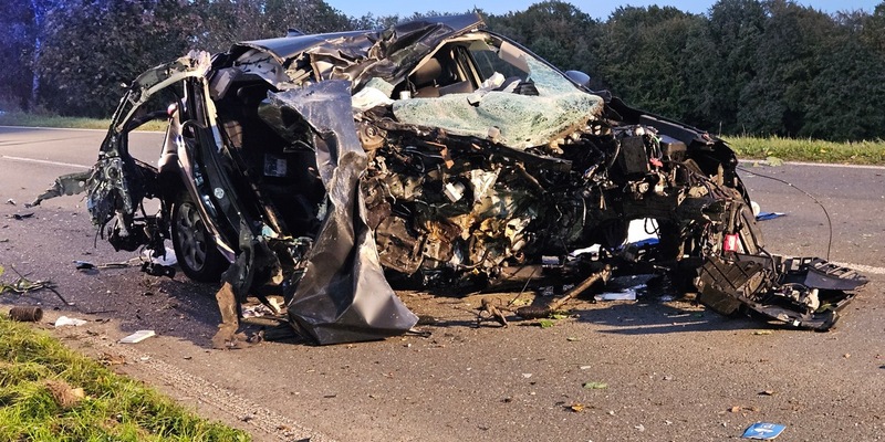 FW-EN: Schwerer Verkehrsunfall auf L 528 - Foto: presseportal.de