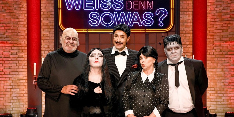 Halloween-Special: Die Addams Family übernimmt bei Wer weiß denn sowas? - Foto: presseportal.de