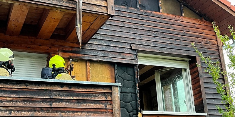 FW Konstanz: Brand am Gebäude - Foto: presseportal.de