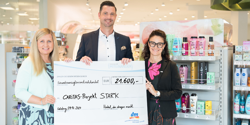 Henkel-Spendenaktion, dm drogerie markt - Foto: dm über pressetext.de