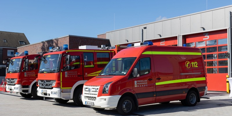 FW-WRN: Eröffnung des neuen Feuerwehrgerätehauses des Löschzugs 3 aus Stockum der Freiwilligen Feuerwehr Werne - Foto: presseportal.de