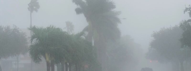 In Florida werden große Schäden durch Hurrikan «Milton» erwartet. - Foto: Marta Lavandier/AP