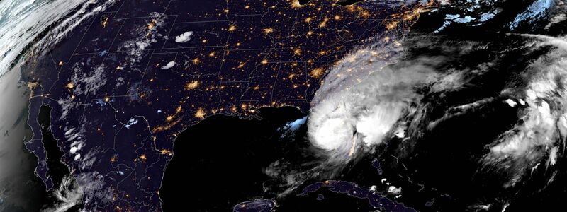 Hurrikan «Milton» traf am Mittwochabend in Florida auf Land. - Foto: Cira/Noaa/Noaa/Planet Pix via ZUMA Press Wire/dpa