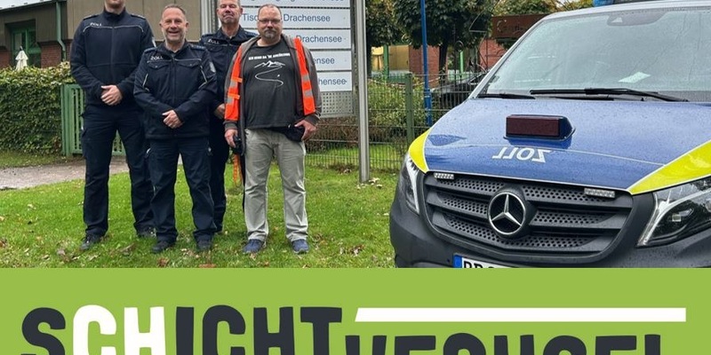 HZA-KI: Aktionstag Schichtwechsel - bundesweite Beteiligung des Zolls Menschen mit und ohne Behinderung tauschen ihren Arbeitsplatz - Foto: presseportal.de