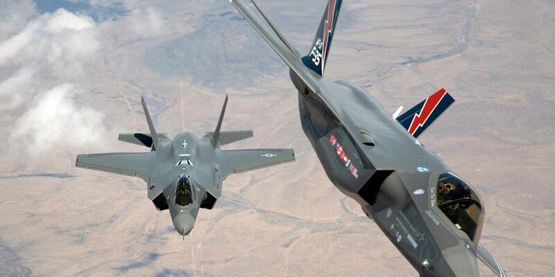 An diesem Montag ist es wieder so weit: Die Nato beginnt ihre jährliche Atomwaffenübung. (Archivbild) - Foto: Tom Reynolds/LOCKHEED MARTIN AERONAUTICS/EPA/dpa