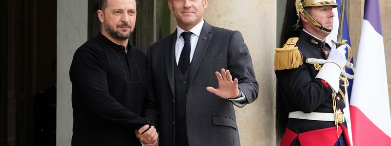 Die Vorarbeiten für Sicherheitsgarantien für die Ukraine sind nach Angaben von Präsident Macron abgeschlossen. - Foto: Michel Euler/AP/dpa