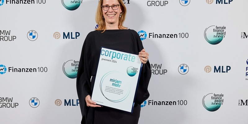 Interhyp-Vertriebsvorständin Mirjam Mohr ist Gewinnern des Female Finance Award 2024 - Foto: presseportal.de
