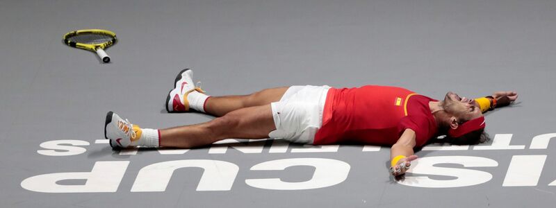 Mit einem Sieg im Einzel machte Rafael Nadal 2019 den Davis-Cup-Titel für Spanien perfekt. - Foto: Bernat Armangue/AP/dpa