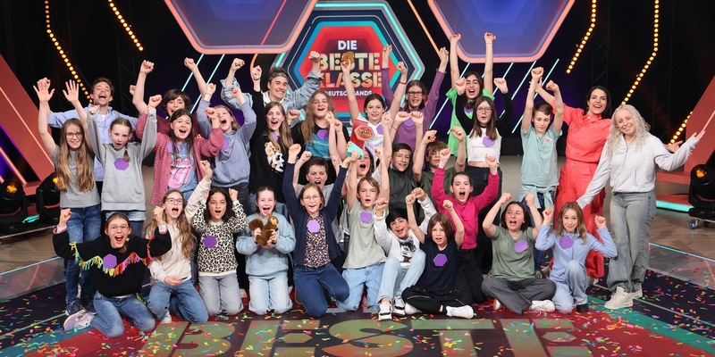 Die beste Klasse Deutschlands: Die 6B des Theodor-Heuss-Gymnasiums Heilbronn (Baden-Württemberg) gewinnt das Superfinale / Feierlicher Abschluss der Jubiläumsstaffel mit prominenten Gästen - Foto: presseportal.de