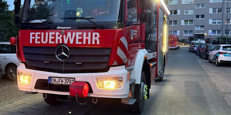 FW-EN: Gemeldeter Brand in einer Wohnung mit Menschenleben in Gefahr - Foto: presseportal.de