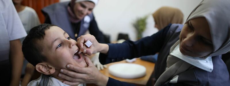 Die Polio-Impfung im Gazastreifen wird fortgesetzt. (Archivbild) - Foto: Marwan Dawood/XinHua/dpa