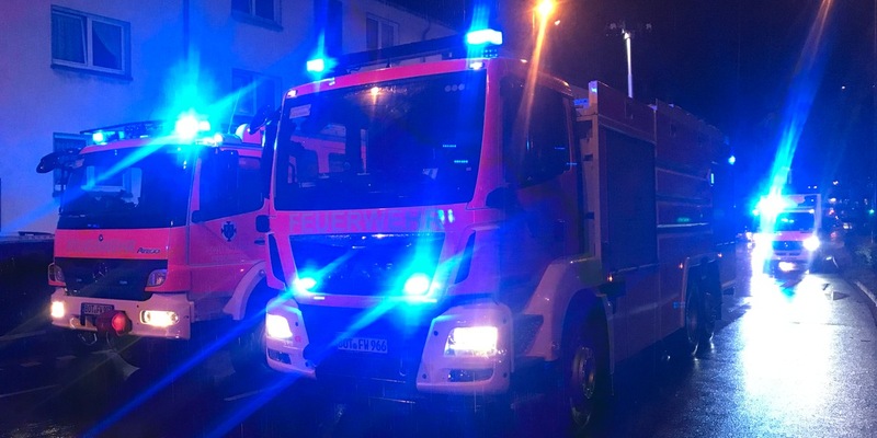 FW-BOT: Brandbekämpfung nach Geldautomatensprengung - Foto: presseportal.de