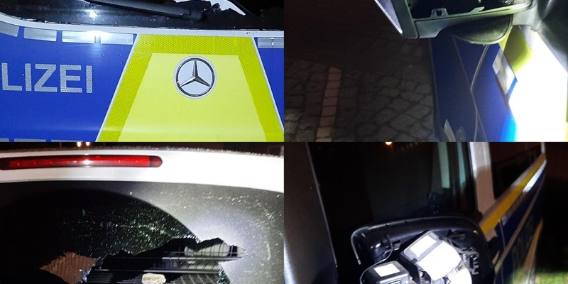 BPOL NRW: 45-Jähriger zerstört drei Dienstfahrzeuge der Bundespolizei - Foto: presseportal.de