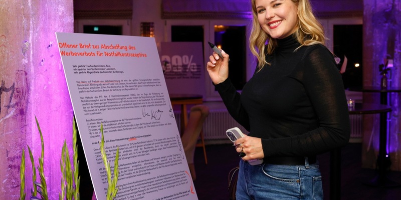 Offener Brief fordert Aufhebung des Werbeverbots für die Pille danach: Mit Gesetzesänderung reproduktive Rechte von Frauen stärken und informierte Entscheidungen ermöglichen - Foto: presseportal.de