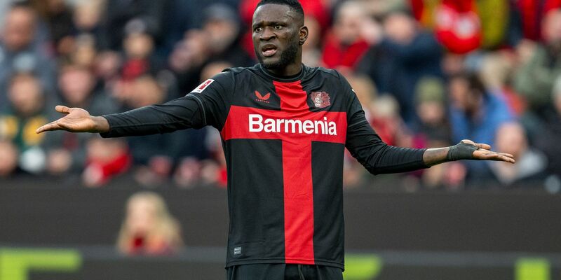 Erlebte eine chaotische Länderspielreise nach Libyen: Leverkusens Victor Boniface. - Foto: David Inderlied/dpa