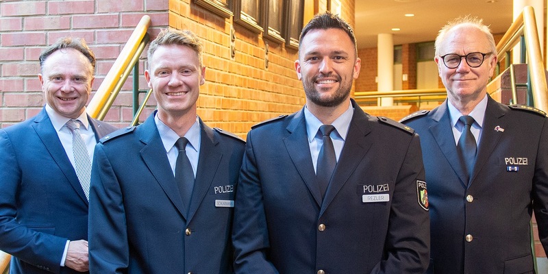 POL-BOR: Kreis Borken - Neue Führungskräfte begrüßt - Foto: presseportal.de