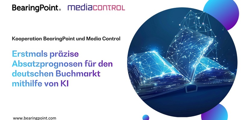 Kooperation von BearingPoint und Media Control: Absatzprognosen auf dem deutschen Buchmarkt durch KI und Machine-Learning-Algorithmen - Foto: presseportal.de