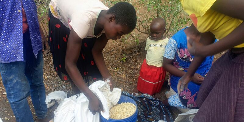 Millionen Menschen sind auf Nahrungsmittelhilfe angewiesen. (Archivbild) - Foto: Kenneth Jali/AP