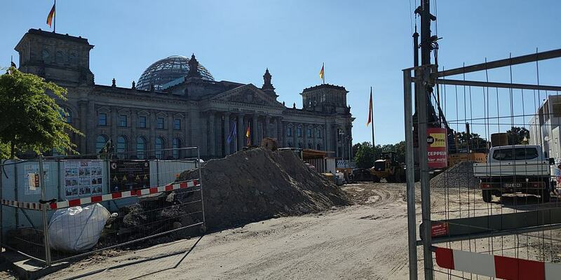 Baustelle vor Deutschem Bundestag (Archiv) - Foto: über dts Nachrichtenagentur