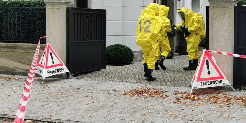FW-M: Gefahrguteinsatz fordert einen Verletzten (Bogenhausen) - Foto: presseportal.de