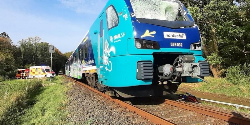 BPOL-FL: Hohenwestedt - Zug kollidiert mit Baum - Foto: presseportal.de