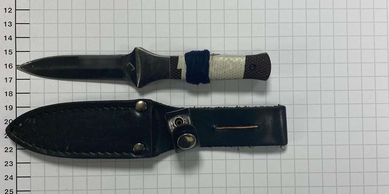 BPOL NRW: Bundespolizei stellt augenscheinlich Hilflosen mit Dolch - Foto: presseportal.de