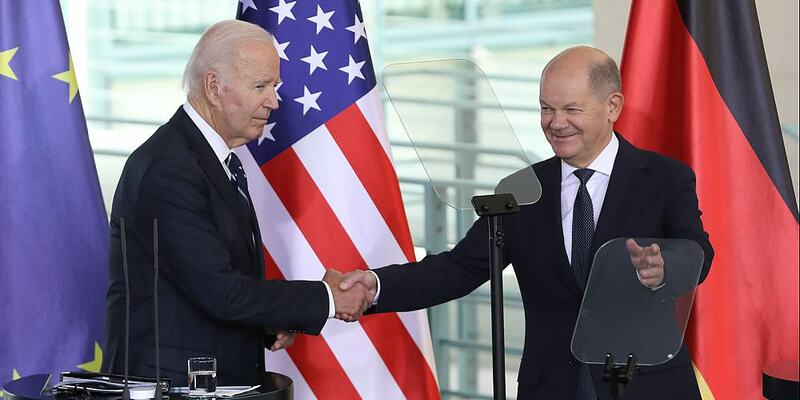 Joe Biden und Olaf Scholz am 18.10.2024 - Foto: über dts Nachrichtenagentur