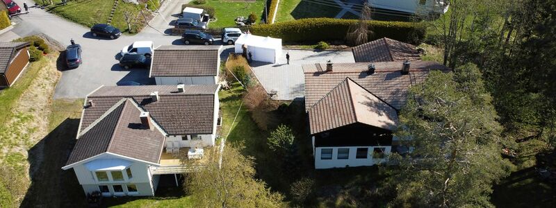 Das Familienheim der Hagens in Lørenskog. - Foto: Tore Meek/NTB scanpix/dpa