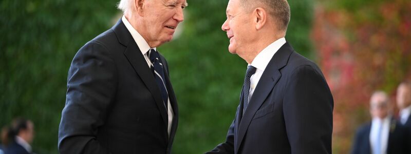 Es ist der erste bilaterale Besuch Bidens in Deutschland in seiner knapp vierjährigen Amtszeit. - Foto: Sebastian Gollnow/dpa