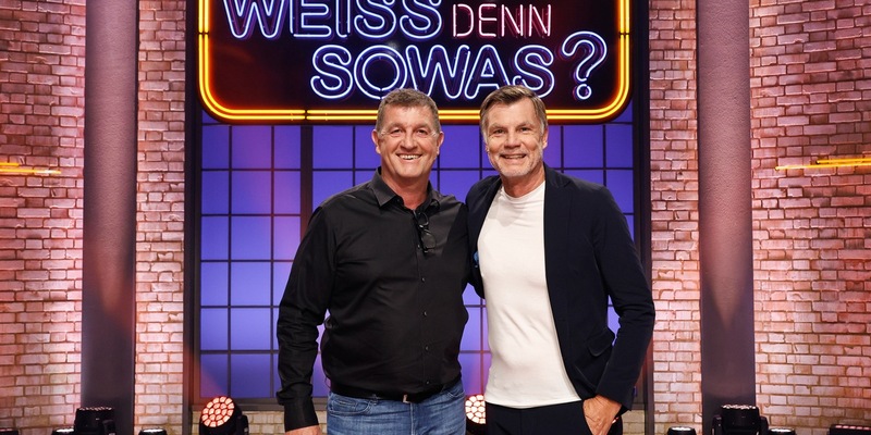 Vom Europameister zum Quizmeister: Thomas Helmer und Thomas Strunz bei Wer weiß denn sowas? - Das Wissensquiz vom 4. bis 8. November 2024, um 18:00 Uhr im Ersten - Foto: presseportal.de