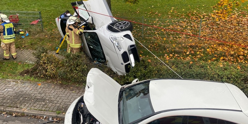 FW Frankenthal: Zwei Schwerverletzte bei Verkehrsunfall - Foto: presseportal.de
