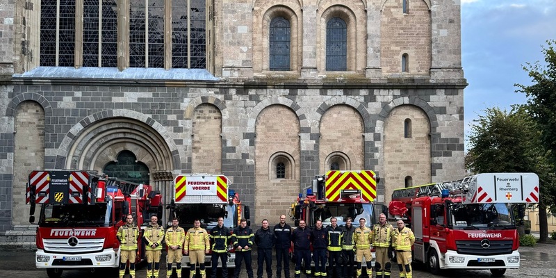FW Xanten: Erfolgreiche Ausbildung zum Drehleitermaschinisten - Foto: presseportal.de