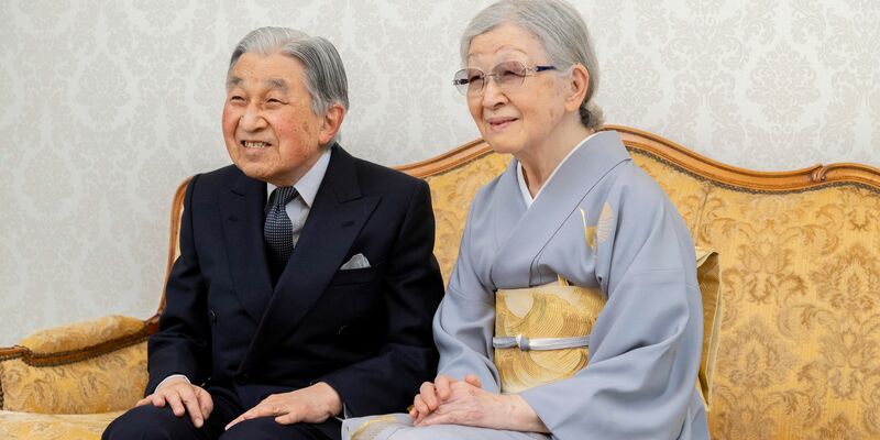 Japans frühere Kaiserin Michiko wird 90 Jahre alt. Ihr Mann, Ex-Kaiser Akihito, macht sich um sie Sorgen. (Archivbild) - Foto: Uncredited/Imperial Household Agency via AP/dpa