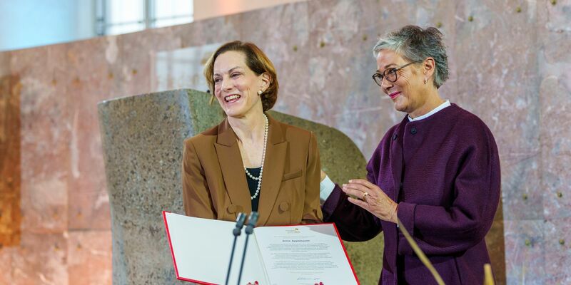 Die Historikerin ist mit dem polnischen Außenminister verheiratet. - Foto: Andreas Arnold/dpa Pool/dpa