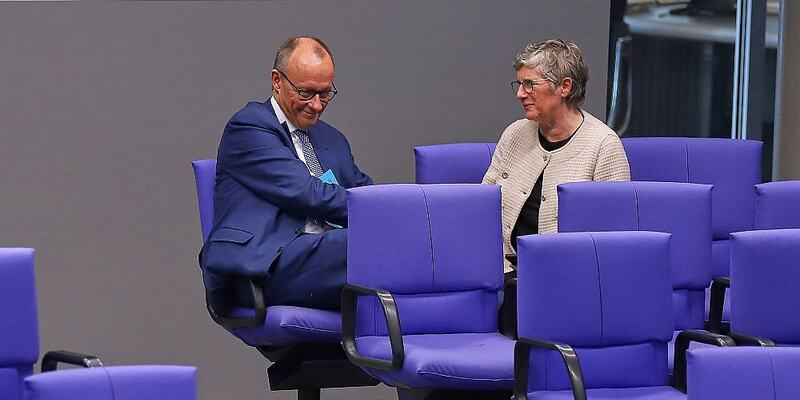 Friedrich Merz und Britta Haßelmann (Archiv) - Foto: über dts Nachrichtenagentur