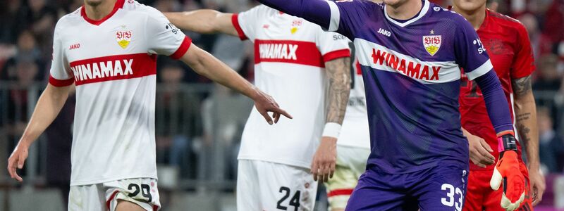 Am Dienstag sind Alexander Nübel (2. v. r.) und der VfB Stuttgart bei Juventus Turin zu Gast. - Foto: Sven Hoppe/dpa