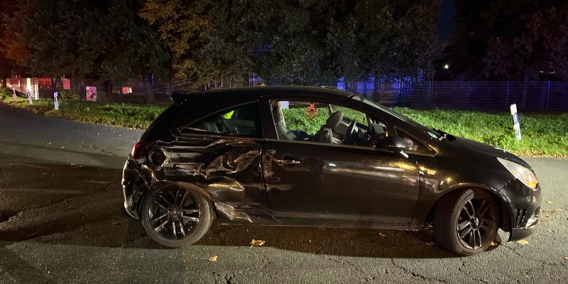 POL-HF: Verkehrsunfall mit Personenschaden- Gegenverkehr übersehen - Foto: presseportal.de