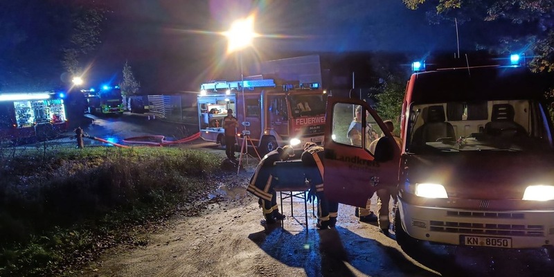 FW Konstanz: Übung der Gefahrstoffeinheit - Foto: presseportal.de