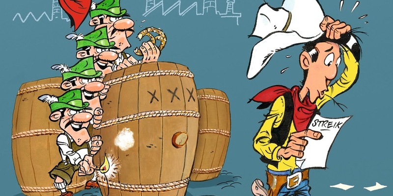 Gigantischer Bierstreik im wilden Lucky Luke Abenteuer mit Story House Egmont! - Foto: presseportal.de