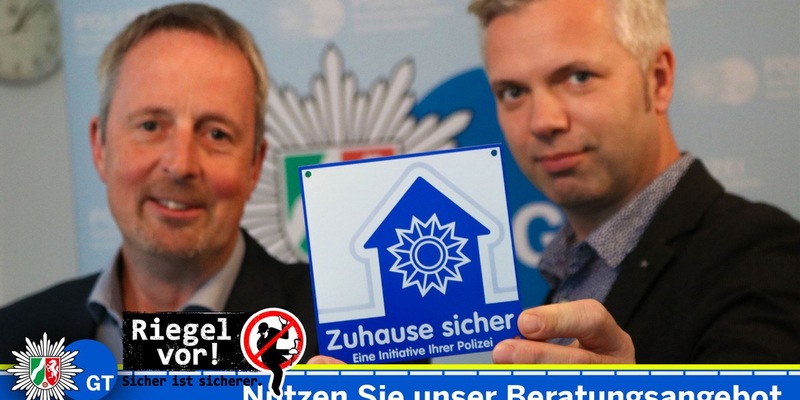 POL-GT: Riegel vor! Sicher ist sicherer. - Nutzen Sie unsere Infohotline - Foto: presseportal.de