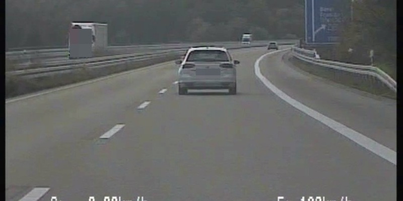 POL-GI: A5/Reiskirchen: Autobahnpolizei stoppt Raser - Foto: presseportal.de