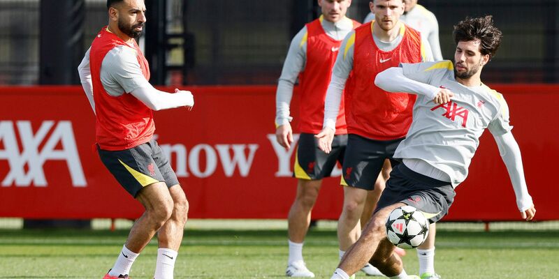 Dominik Szoboszlai im Training des FC Liverpool. - Foto: Richard Sellers/PA/AP