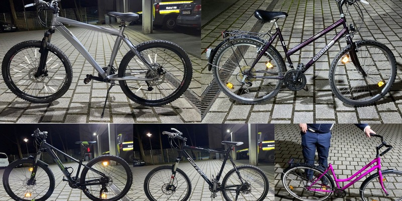 POL-DA: Zwingenberg: Eigentümer von fünf sichergestellten Fahrrädern gesucht/Wer erkennt sein Rad? - Foto: presseportal.de