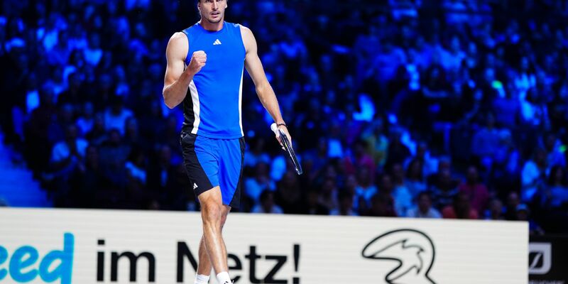 Alexander Zverev darf beim Turnier in Wien erneut jubeln. - Foto: Eva Manhart/APA/dpa