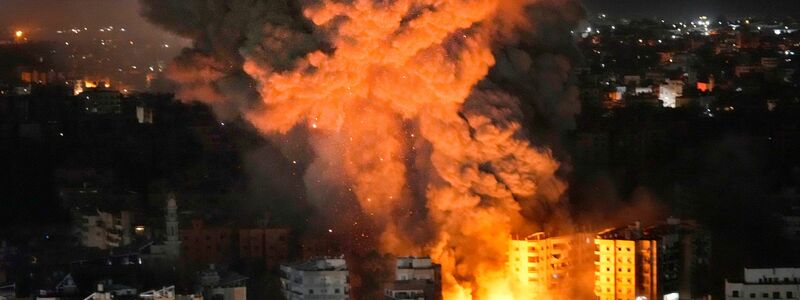 Erneut werden die Vororte von Beirut Ziel von Luftangriffen.  - Foto: Hussein Malla/AP/dpa