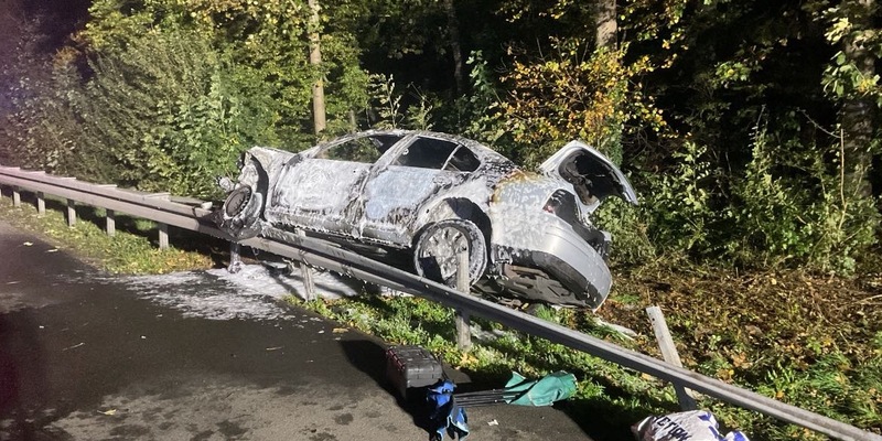 FW-BO: Verkehrsunfall auf der A43 am Donnerstagmorgen - Foto: presseportal.de