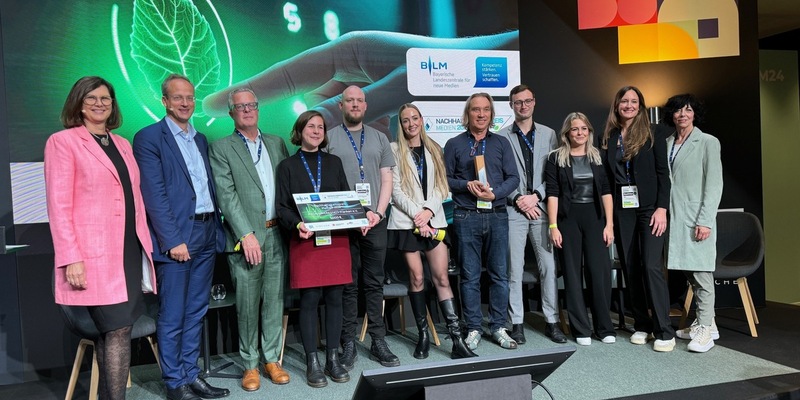 Medienwerkstatt Franken gewinnt Nachhaltigkeitspreis Medien / High View, Mediaschool Bayern, Niederbayern TV und Radio Fantasy neu beim Nachhaltigkeitspakt Medien - Foto: presseportal.de